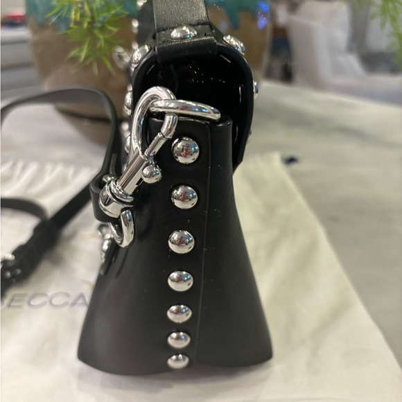 Rebecca Minkoff Black Crossbody with Silver Studs - Picture 3 of 15